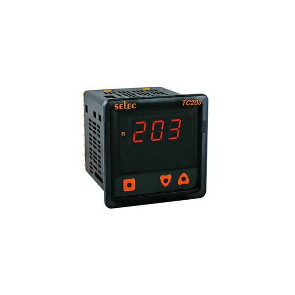 Temperature Controller | TC203AX | Output Relay/SSR | 72 mm x 72 mm | PID | 90-270 VAC | Selec